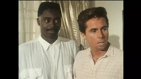 Vintage MATURE takes three black monster cocks