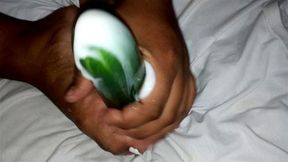 How sexy my feet look masturbating cucumber I would like to penetrate myself with