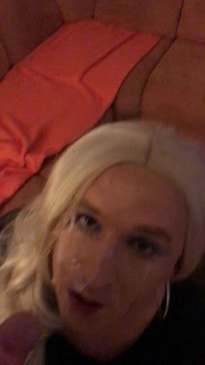 Face coverd with Cum