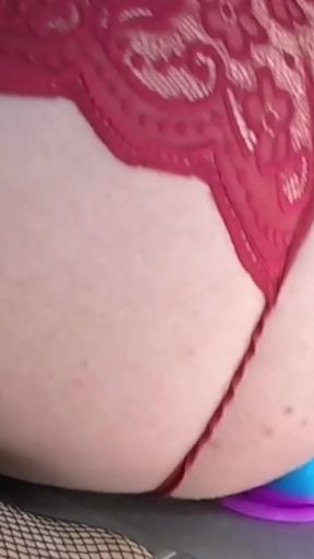 Jaw-dropping moment from "Huge ass shemale riding dick in sexy lingerie"