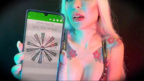 Smoking Hot Breath Play : Interactive Luck-Based JOI Session with Funny cigarette and Spinning wheel