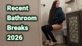 Bathroom Breaks 2026 Toilet Fetish Peeing, Smoking, Number 2