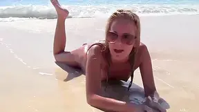 Blue Angel, Bibi Noel And Shalina Devine In Skinny Naked Girls On The Beach