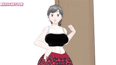 Big tits new roommate jerks over huge bulge 18+ cartoon
