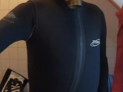 Gasmask with Neoprene suit