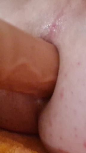 Trans Girl Fucks Their Tight Ass with Huge Dildo - Prettyboi2000x
