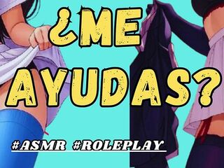 Hermanastra Trans te pide que mires como le quedan sus braguitas y ropa - Roleplay Español (Completo)