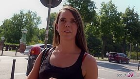 Real Anal Climax Outdoor Sex For Mini Boobs Gal Mina At Street Casting