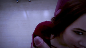 SIS LOVES ME Yummy ginger teen April Reid blows & rides huge dick