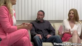 Stepdaughter Sahara Skye Trades Pleasure with Stepdad & Therapist Julia Robbie