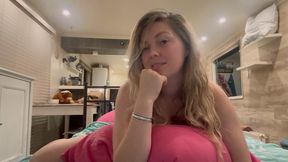 Teasing with my bare feet