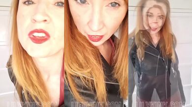 Hot redhead cougar joi with thick leather boots and dirty talk