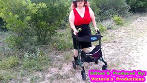 Sexy Nurse Vicki Walks in Park Flashing and Teasing You