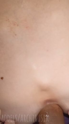 A young stepson develops his beautiful smooth hole with daddy's big dick!   Clip 2