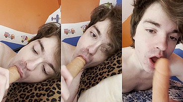 Gorgeous Twink Niko Springs Sucks on Your Morning Wood