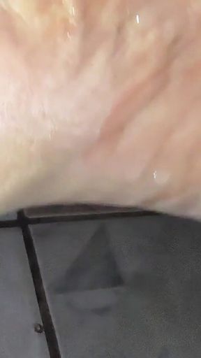 Cum on My Foot, Close up Some Parts of My Body