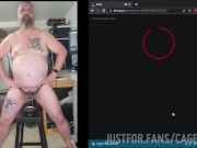 Day 11 of locktober means more anal training and edging