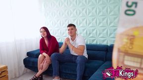 from cuckold to wild threesome. violeta silvestre fucks in front of her boyfriend on fakings