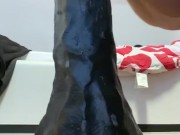 BBC dildo make me squirt