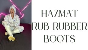 hazmat suit rub rubber boots