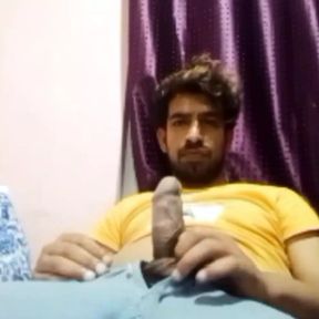 Asian boy masturbating