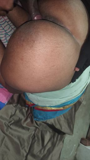 Indian Telugu House Wife Saree in Late Night Fucking Sex Video