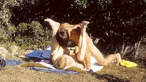 Two Horny Retro Cocks Savor Steamy Outdoor Anal Action – Vintage Glory by Falcon Studios