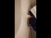 【Japanese femboy】シャワールームでアナルファック 隣人にバレないようにこっそり喘ぐ…【ディルドオナニー】