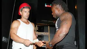 Andy Faces Charlies Huge BBC in Bold Public Moment – Steamy Gay Action