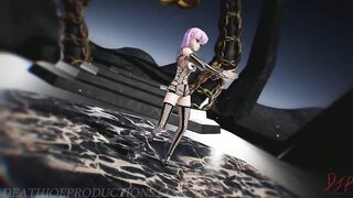 MMD R18+ Misaka Mesh one.two Hibikase Portalt Island Stage 1173