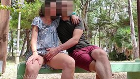 Miss Creamy In Pussy Flash - A Stranger Caught Me Masturbating In The Park And Help Me Orgasm