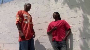 Horny black thugs rockin' each others world!