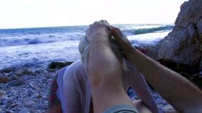 Sexy big boobs blonde pussy fucking hand penetrating in pussy