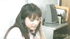 Hot receptionist Nadia Styles gets fucked at work