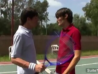 Tennis gay jocks fucking outdoors