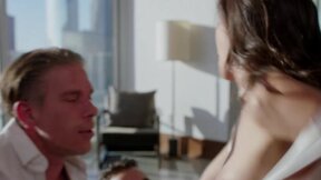 Deeper: Double penetration-Queen Emily gets spit roasted by Mick & Dante