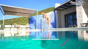 All Natural MILF Julia North Underwater Anal in the pool