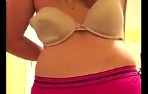 Chubby young blonde teaser mix