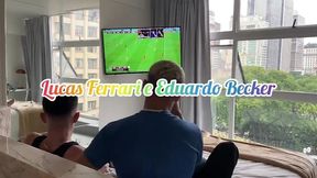 galopei no colo do meu amigo depois de apostar que meu time ganharia mas perdeu.