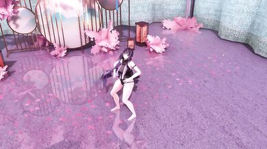VTuber Nude KPop Dance | Lips Hips Kiss MMD