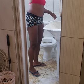 STEPFATHER SEES STEPDAUGHTER TIDYING UP HOUSE WITH SHORT CHORTE AND ASKED TO FUCK WITH HER PUSSY
