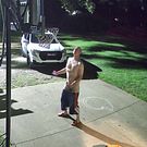 Stroking in the driveway