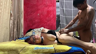 Master fucking his little sex slave