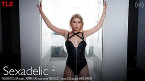 Moist and free &mdash;  she slides out and touches herself