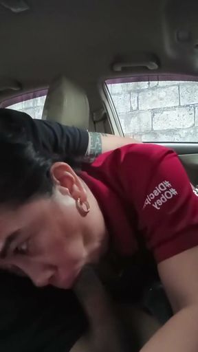 Quiet Girls Are Always the Wildest. Big Tits Wife Doing Sensual Blowjob