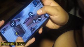 Call of Duty Party with My Best Friend Homemade POV in Spanish