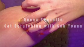 Catgirl Domina Scratches Her Sub – Long Nails Fetish & Scratch Play