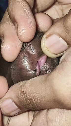 Desi teen with friend while husband not in home