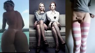 Sophie Turner gets teased by a big cock in public & catches it all