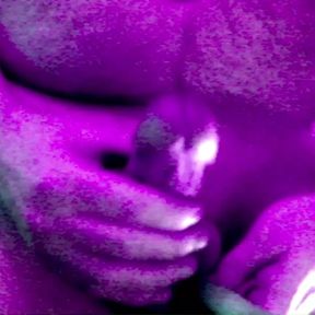 Cymon&#039;s Purple Cumshot Seated Broadcast